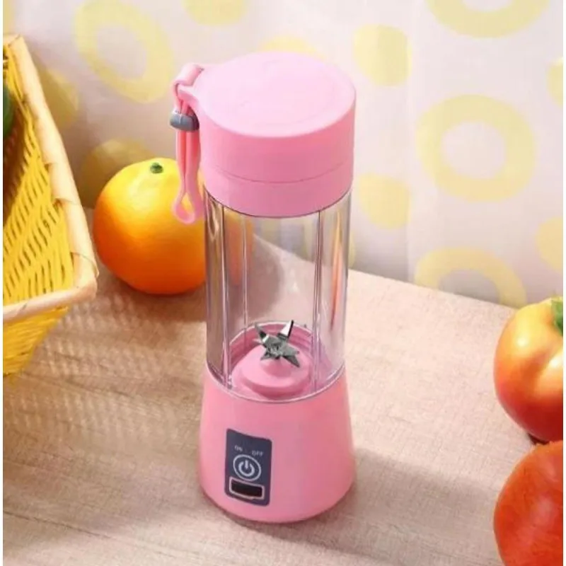 Mini Liquidificador Portátil Mixer Copo Vidro 6 Lâminas Rosa - OUTRAS - Eletroportáteis