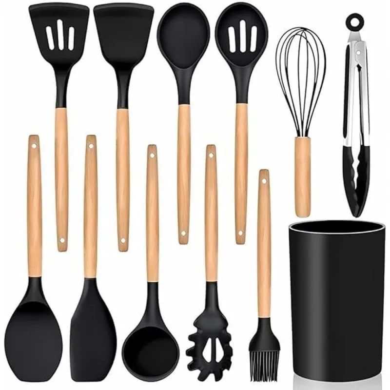 Escumadeira De Silicone Utensílios De Cozinha Conjunto 12 - OUTRAS - Utilidades Domesticas