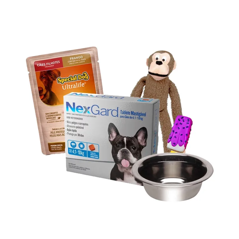 Nexgard Antipulgas E Carrapatos Caes 4,1 A 10kg C/3 Comprimidos + Brinde - Nexgard - Pet Shop