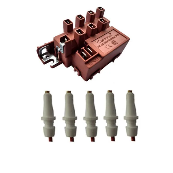 Kit 1 Usina De Ignição E 5 Eletrodos Fogões Dako Ge - Não Informado - Eletrodomésticos