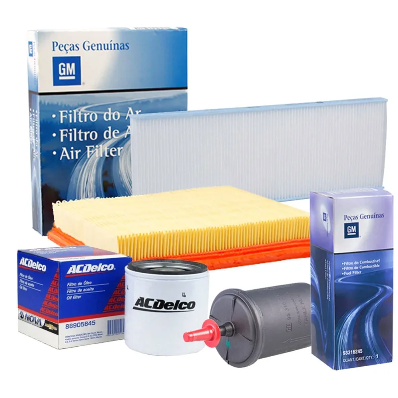 Kit Filtros De Combustiv Oleo, ar Ac 1.0 1.4 Flex Kit Nova Prisma /celta - Não Disponível - Automotivo