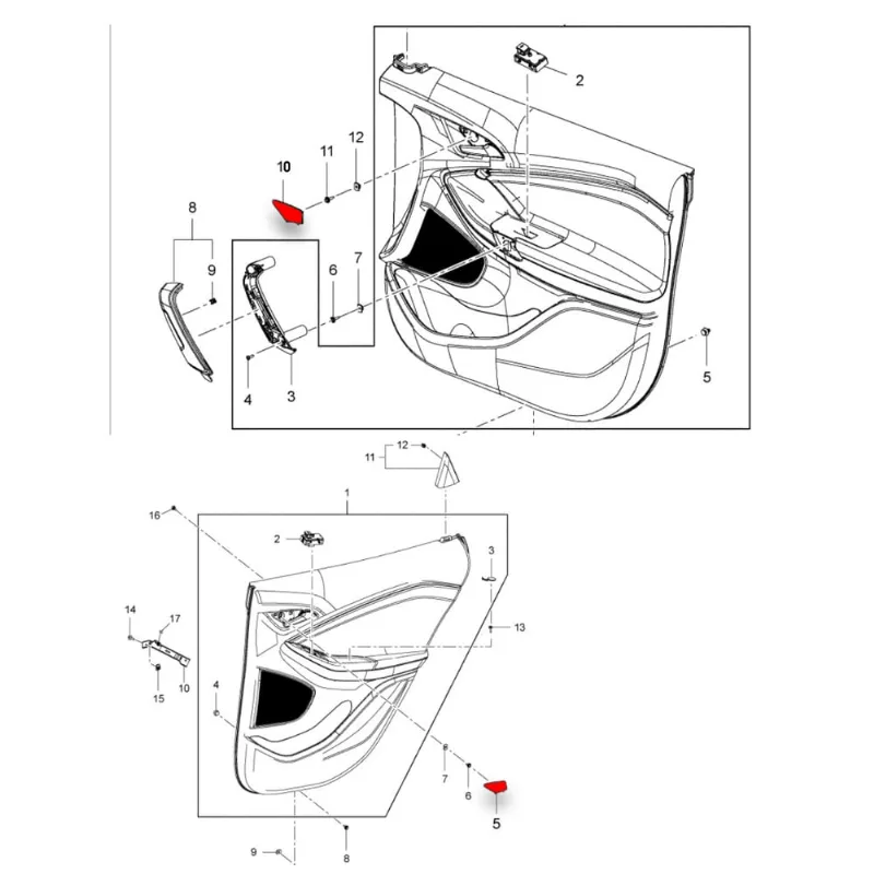 Tampa Parafuso Macaneta Lado Esquerdo Pecas Genuinas Onix 1.0, turbo, aspirado /tracker 1.0,1.2, turbo