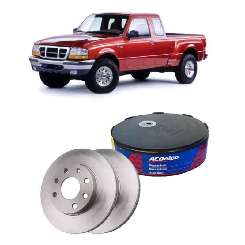 Par Disco Freio Dianteiro Acdelco Ranger 1998 A 2004