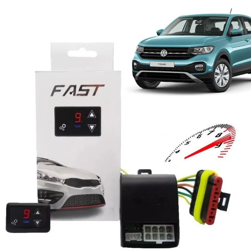 Módulo Acelerador Tury Fast Tuning Volkswagen Tcross 19 A 21