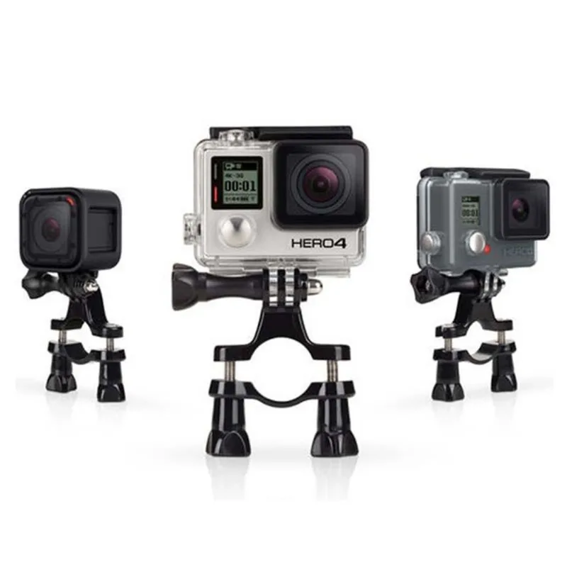 Suporte De Guidão Bicicleta Moto Barra Tubular Para Gopro