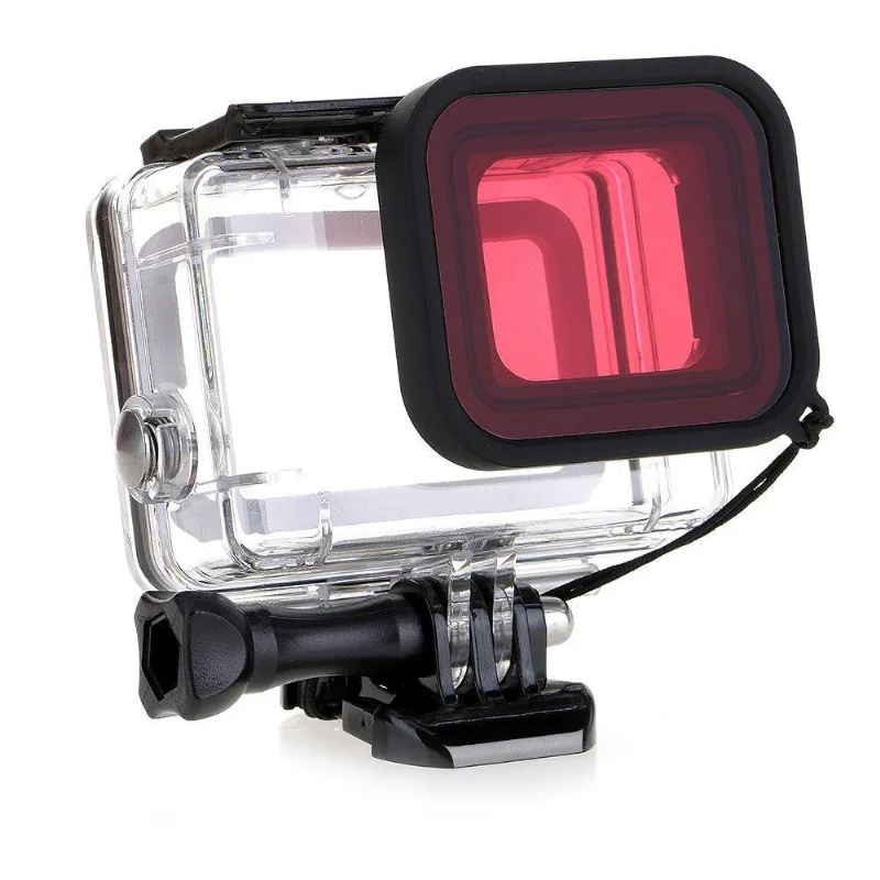 Caixa Estanque De Mergulho Com Filtro Para Gopro Hero5 6 7