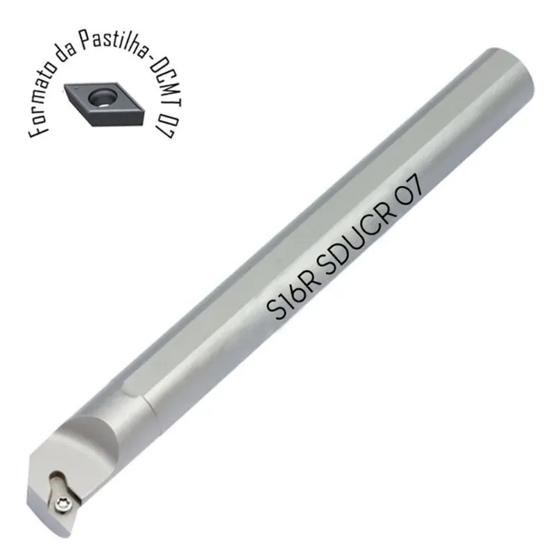 Suporte Torneamento Interno ø 16mm - S16r Sducr 07 - Dcmt 07