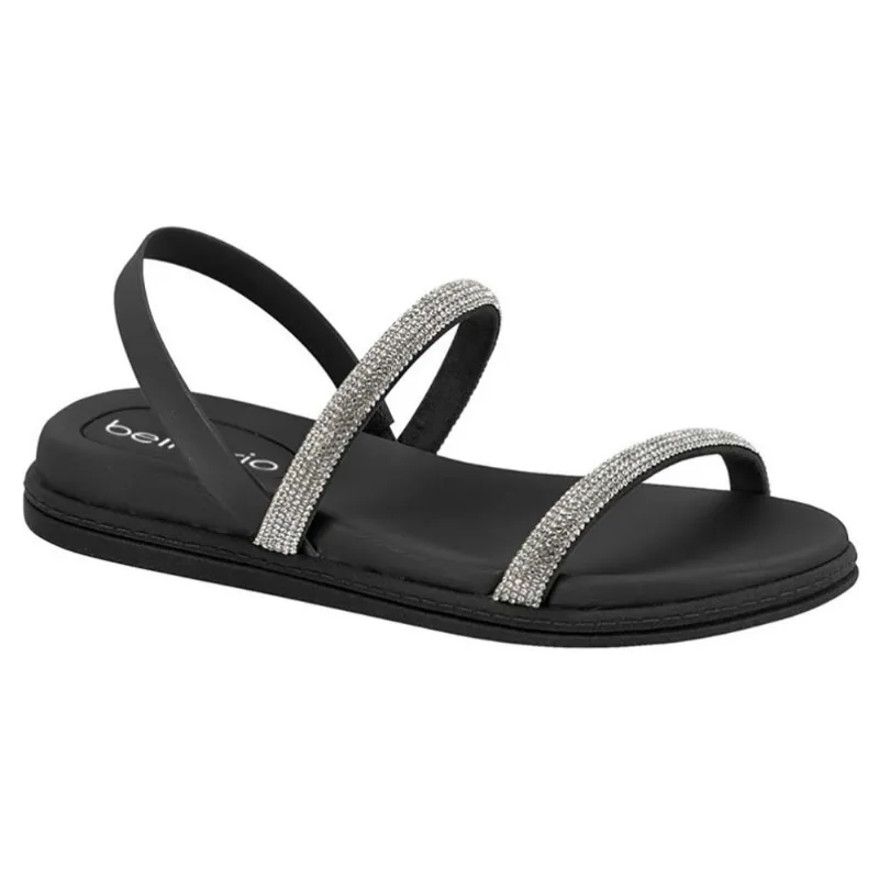 Sandália Papete Strass Beira Rio 8488109 Feminina