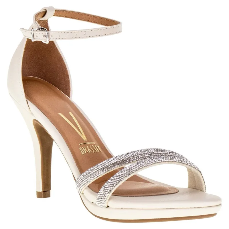 Sandália Salto Alto Strass Vizzano 62101037 Feminina