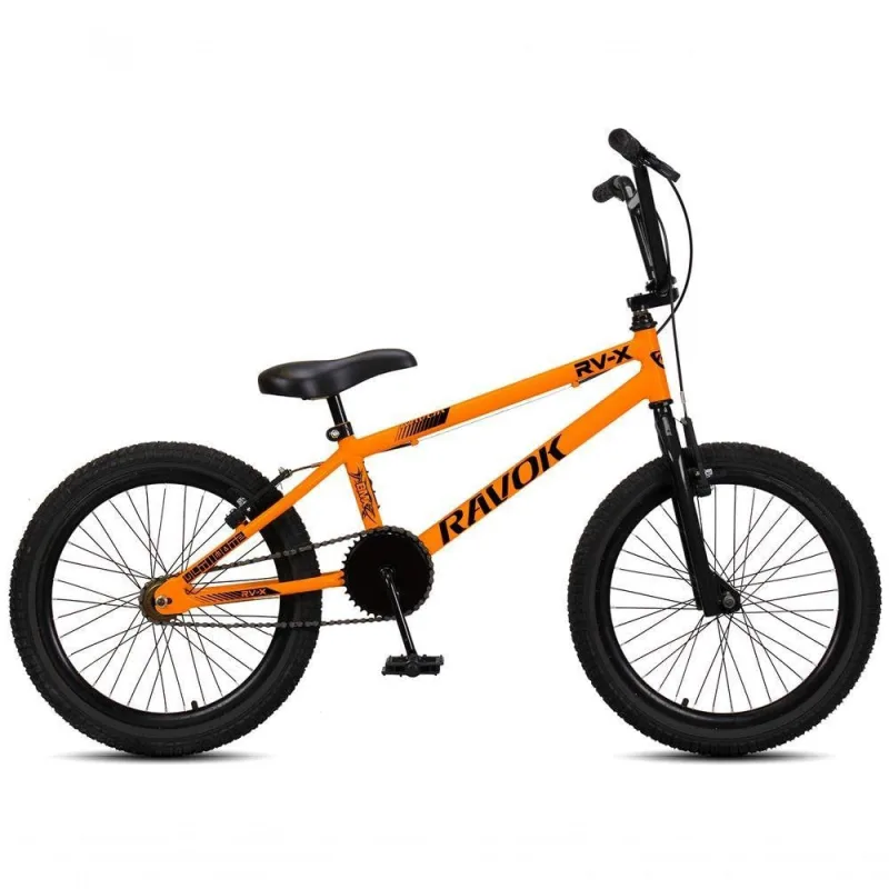 Bicicleta Aro 20 Bmx Rv-x Aero Freio V-brake Infantil Laranja - OUTRAS - Esporte E Lazer