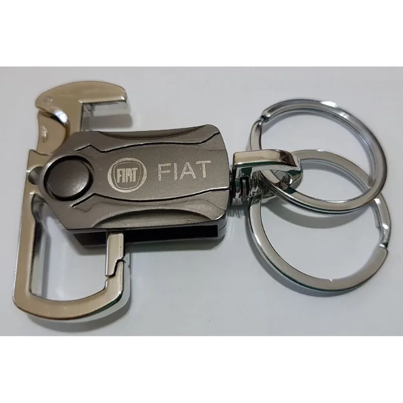 Chaveiro Fiat Pulse Argo Mobi Cronos Grand Siena 500e Luxo X