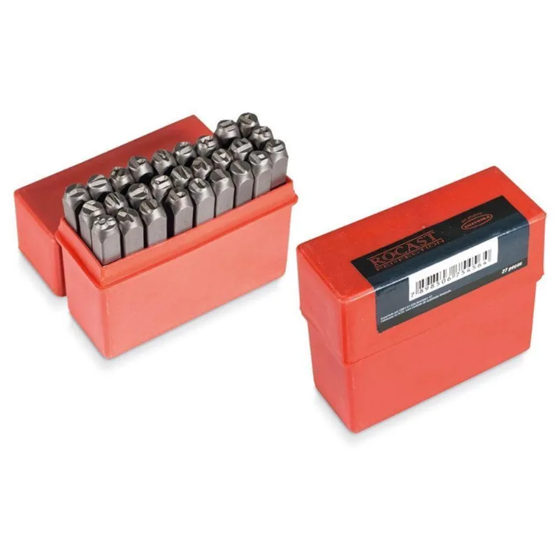 Punção Marcador Alfabético 12,5 Mm 27 Peças - Rocast