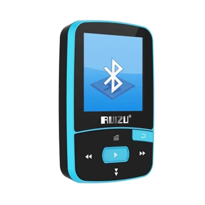 Mp3 Player Ruizu X50 Azul 8gb Mp4 Musica Vídeo Fm Am