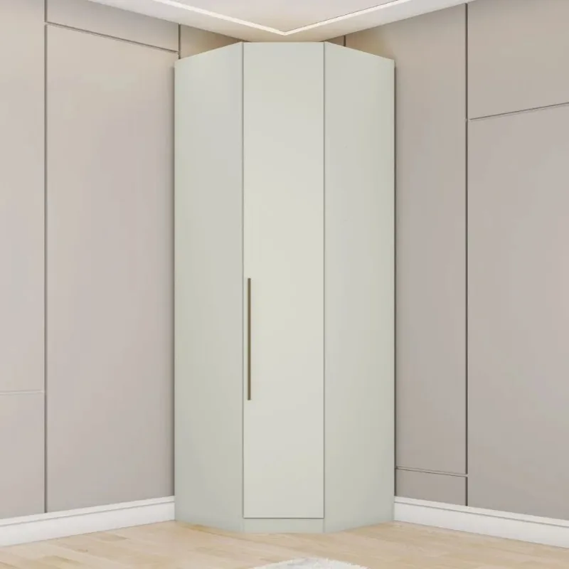 Guarda-Roupa Casal Canto 1 Porta Henn Seletto Guarda Roupa Henn Seletto Canto Obliqui 1 Porta | Areia (S/V)