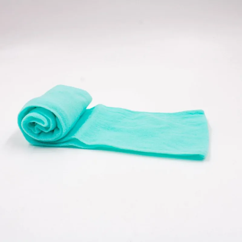 Meia de Seda Passo Fofo com 10 Unidades Azul Tiffany