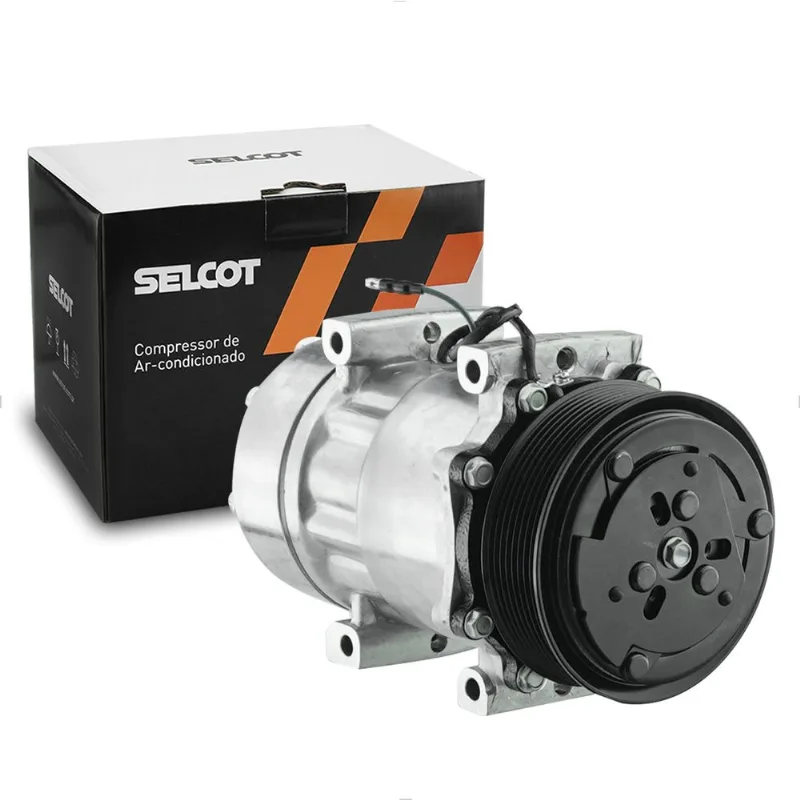 Compressor Ar Universal 24V 7H15 Passante 128mm Selcot