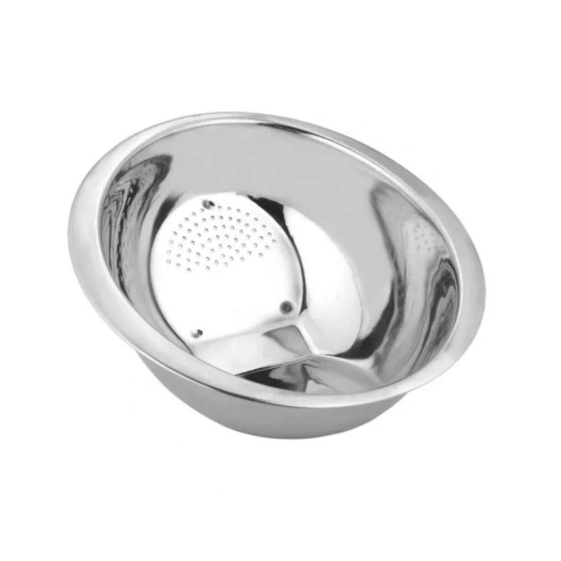 Escorredor de Arroz Em Aco Inox 26cm