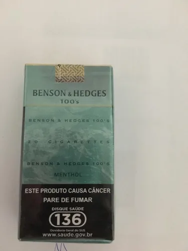 Cigarro Benson Hedges Menthol Unidade - Tabacaria
