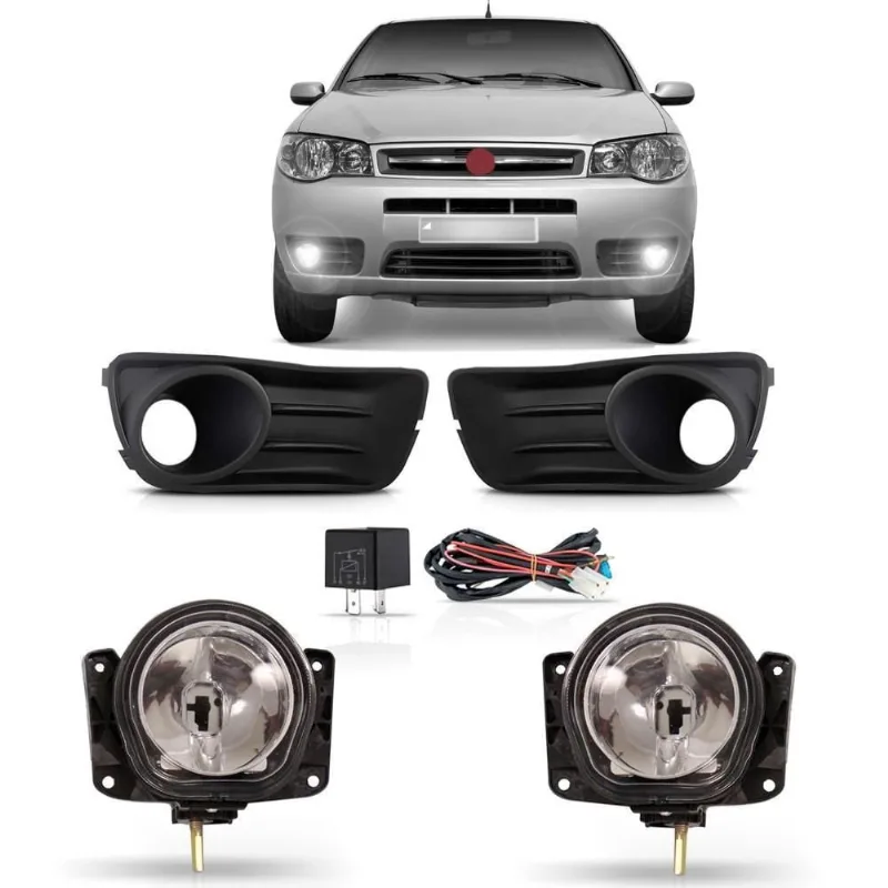 Kit Farol Milha Palio Siena Economy G3 06 07 08 09 10 11 12