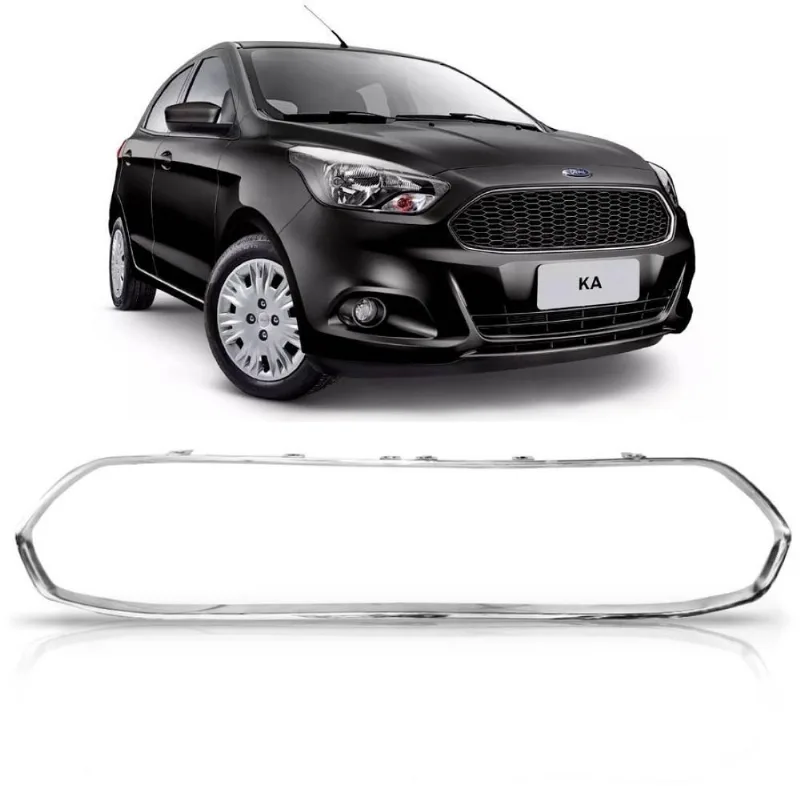 Friso Grade Radiador Ford Ka Cromado