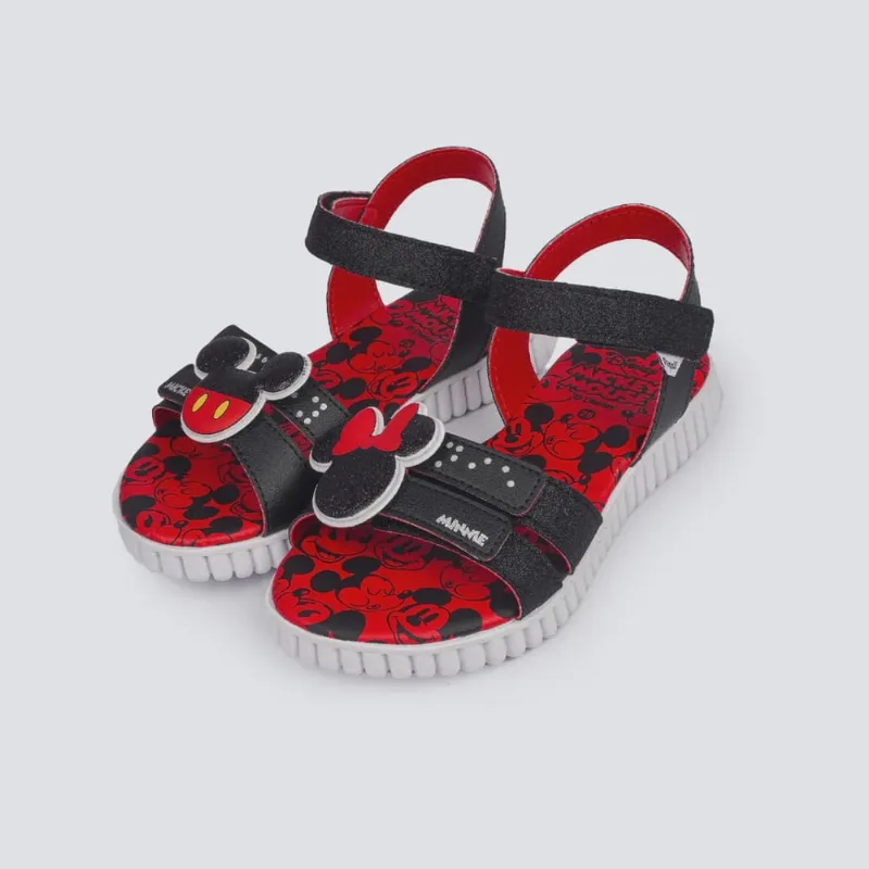 Sandália Infantil Pampili Mickey Mouse e Minnie Mouse disney