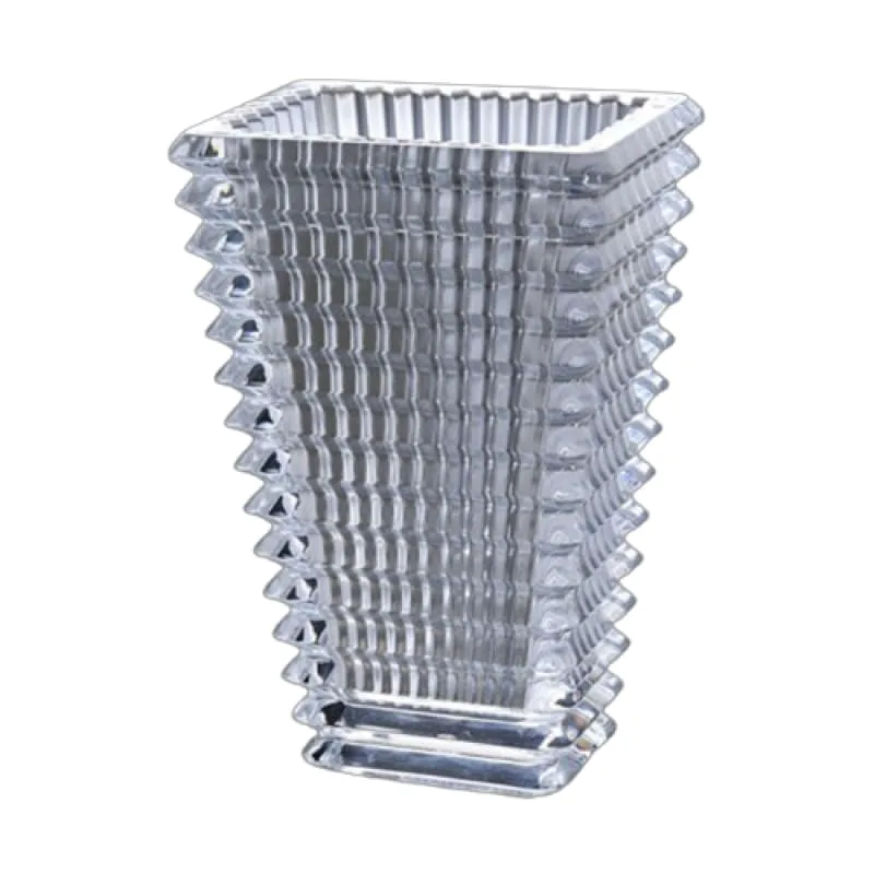 VASO DECORATIVOD VIDRO CRSITAL 27CM CENTRO DE MESA ARRRANJO DECORAÇÃO - GMB - Utilidades Domesticas