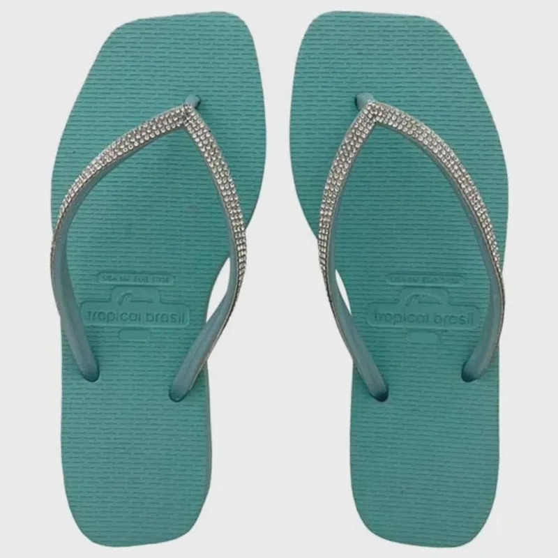 Sandalia Tropical Br Slim Qd Glitter Acqua 35/36
