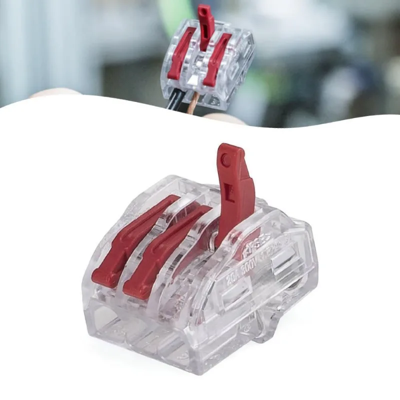 Conector Reutilizável Para Emenda De Fios 3 Polos Hcrn-3