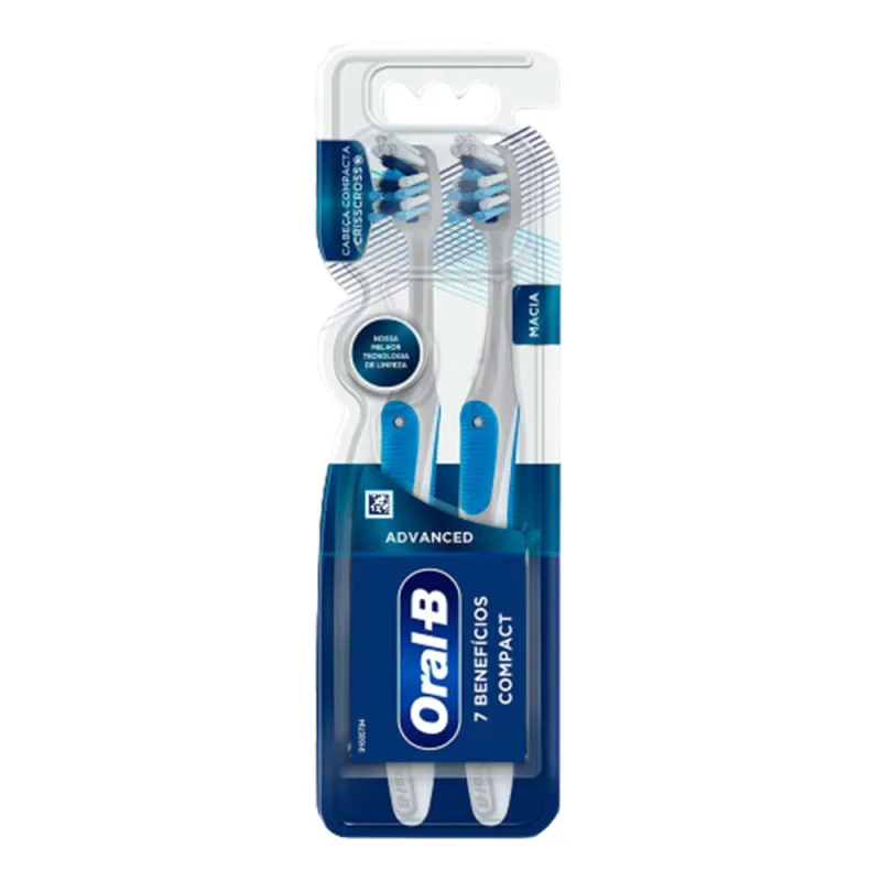 Kit Escova Dental Oral-B 7 Benefícios 2 Unidades - Oral B - Escova De Dente