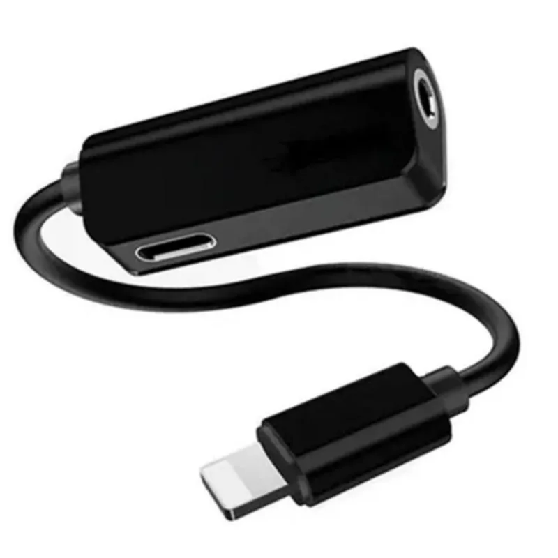 Cabo Adaptador Celular Carrega Fone Duplo 2 Em 1