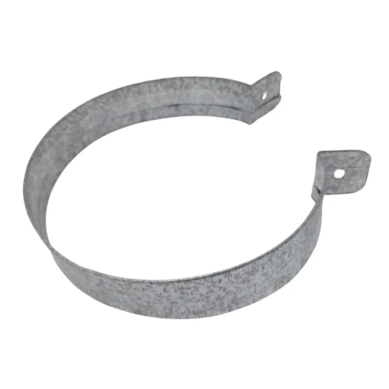 Abraçadeira 9" Polegadas Duto De Churrasqueira Galvanizada
