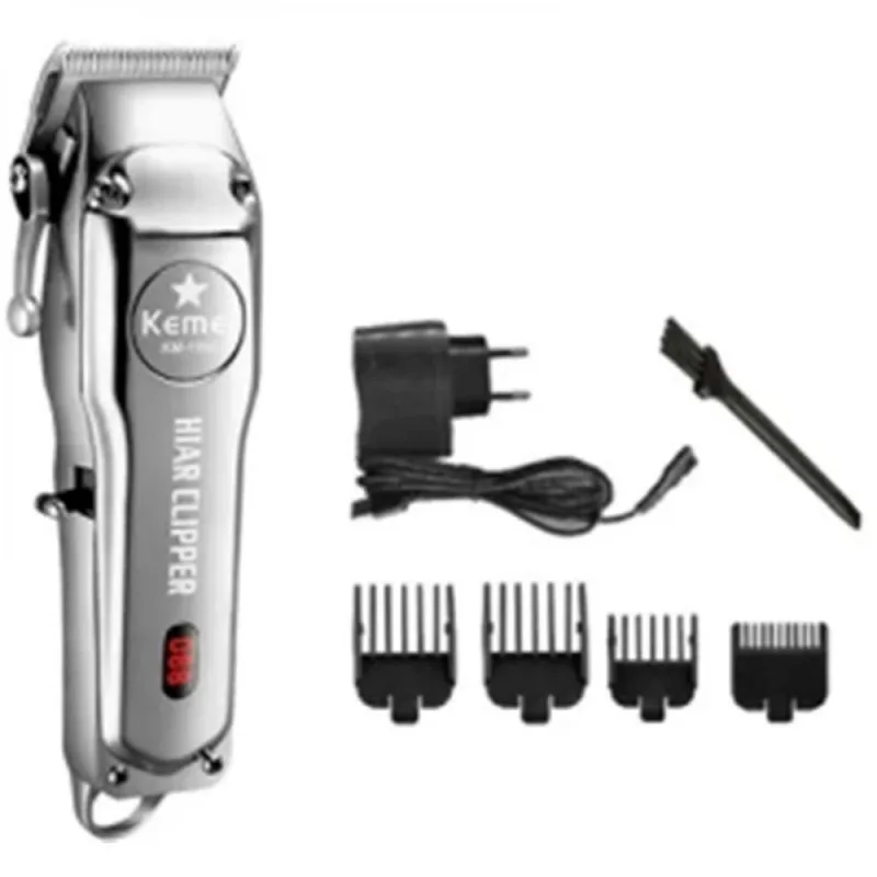 Máquina Corta Cabelo Fino Acabamento Kemei Aparador