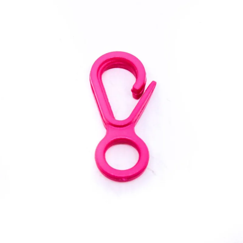 FECHO MOSQUETÃO 33MM EM PLASTICO COM 100 PEÇAS 230 - Pink Z30