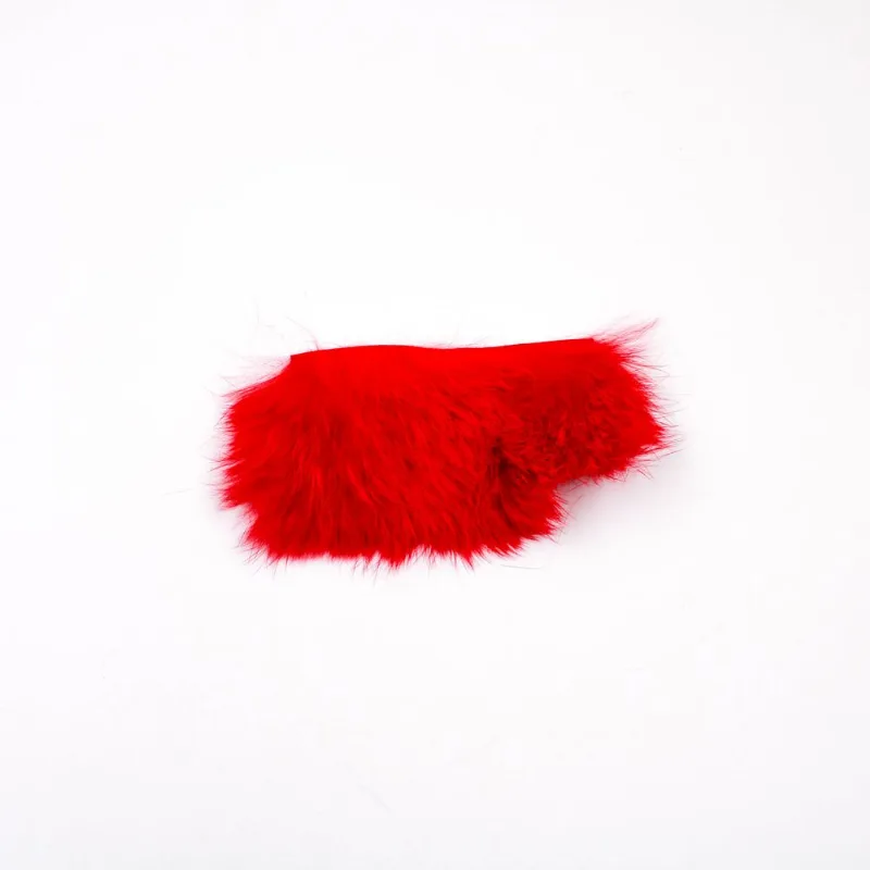 POMPOM BIGODE COM 12 PEÇAS 201 - Vermelho