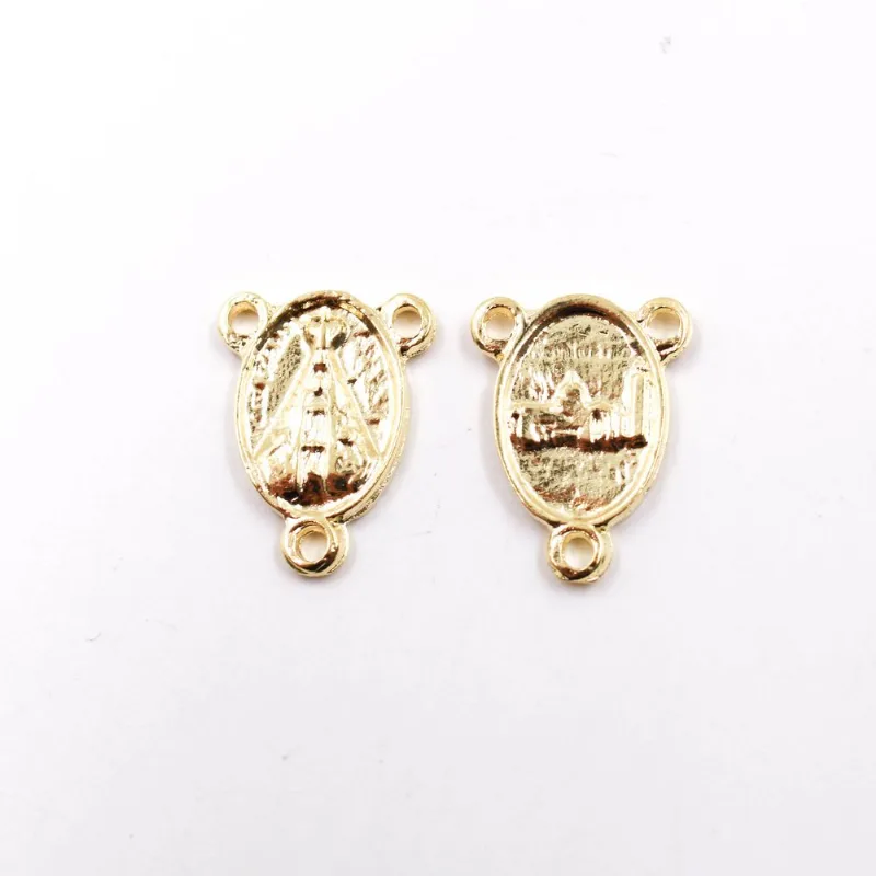 PINGENTE NOSSA SENHORA PARA TERÇO 20X15MM EM ZAMAC COM 100GR Dourado