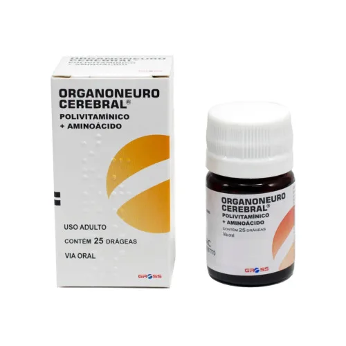 Organoneuro Cerebral 25 Comprimidos 25 Comprimidos Laboratório Gross Similar - Farmácia