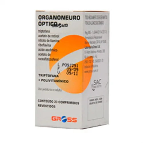 Organoneuro Optico 20 Comprimidos 20 Comprimidos Laboratório Gross Similar - Farmácia