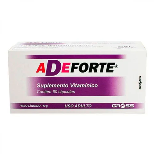 Adeforte Caixa 60 Cap - Farmácia