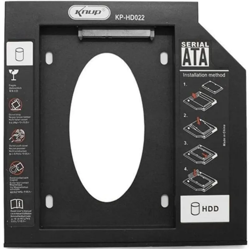 Caddy Adaptador Drive Dvd Para Hd/ssd Notebook 12.7 Hd022