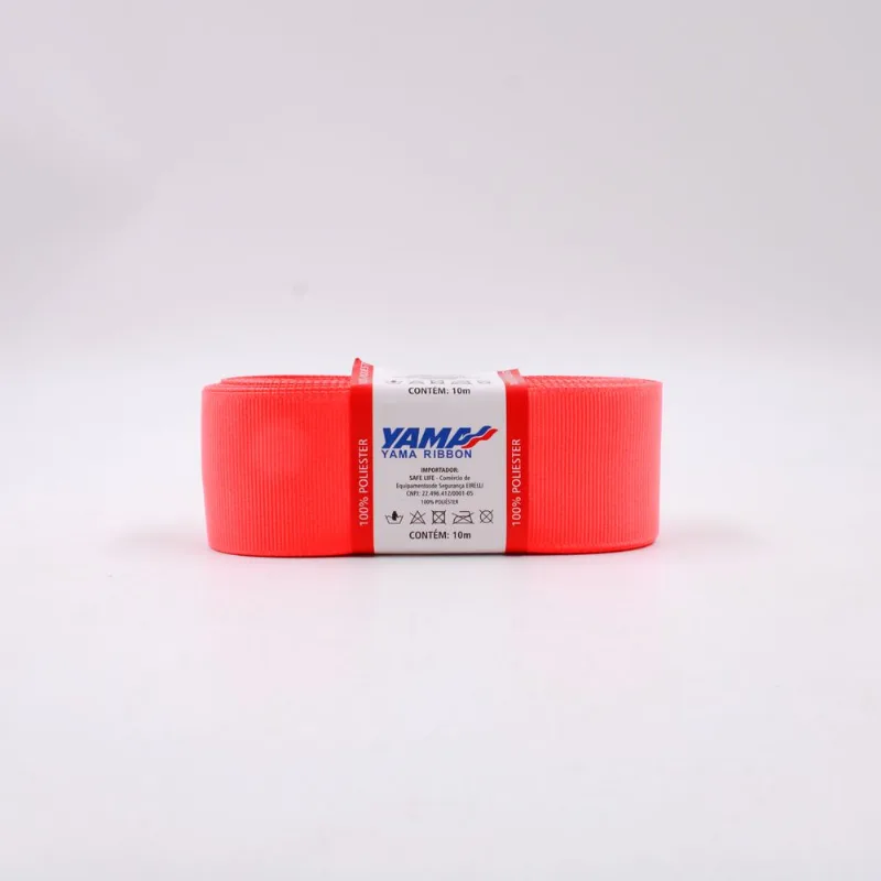 FITA GORGURÃO YAMA 38MM COM 10 METROS 600Y - Laranja Neon