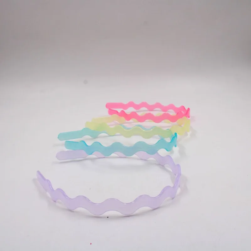 TIARA ONDULADA DE SILICONE 10MM COM 12 PEÇAS 103 - Colorido