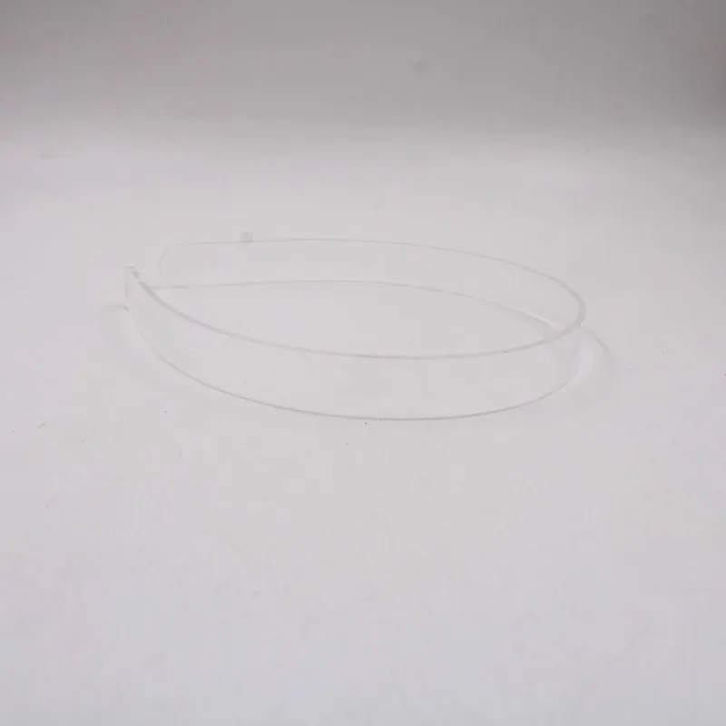 TIARA 15MM EM ACRILICO COM 6 PEÇAS Cristal Transparente