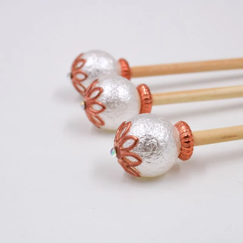 TRIO DE VARETA DECORADA PEROLA CASCUDA E TULIPA PARA DIFUSOR Rose