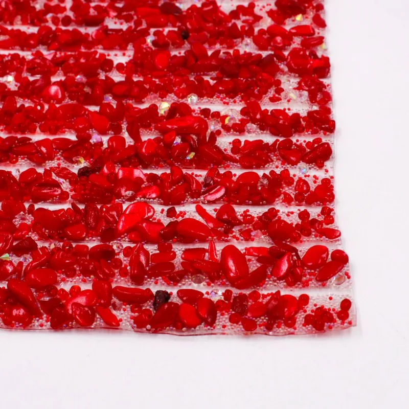 MICRO MANTA CASCALHO 24X40CM UNIDADE 201 - Vermelho