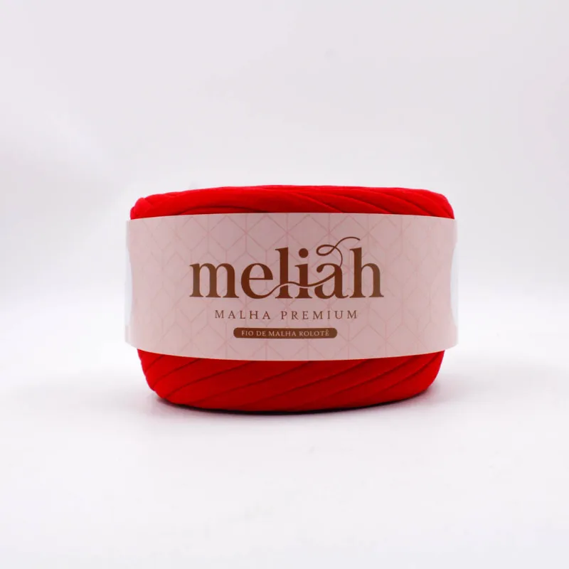 FIO DE MALHA PREMIUM MELIAH EM POLIESTER COM 100 METROS 201 - Vermelho