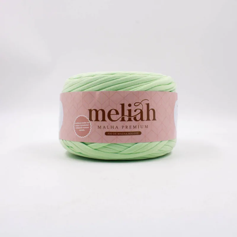 FIO DE MALHA PREMIUM MELIAH EM POLIESTER COM 100 METROS Verde Bebe