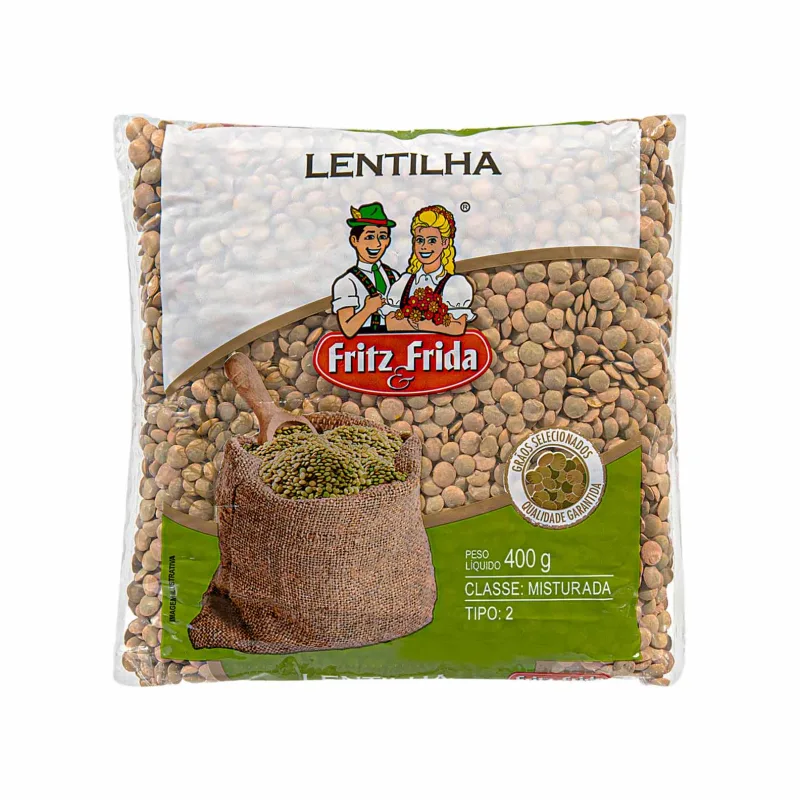 Lentilha Grãos Selecionados Tipo 2 Fritz & Frida 400g - Fritz & Frida