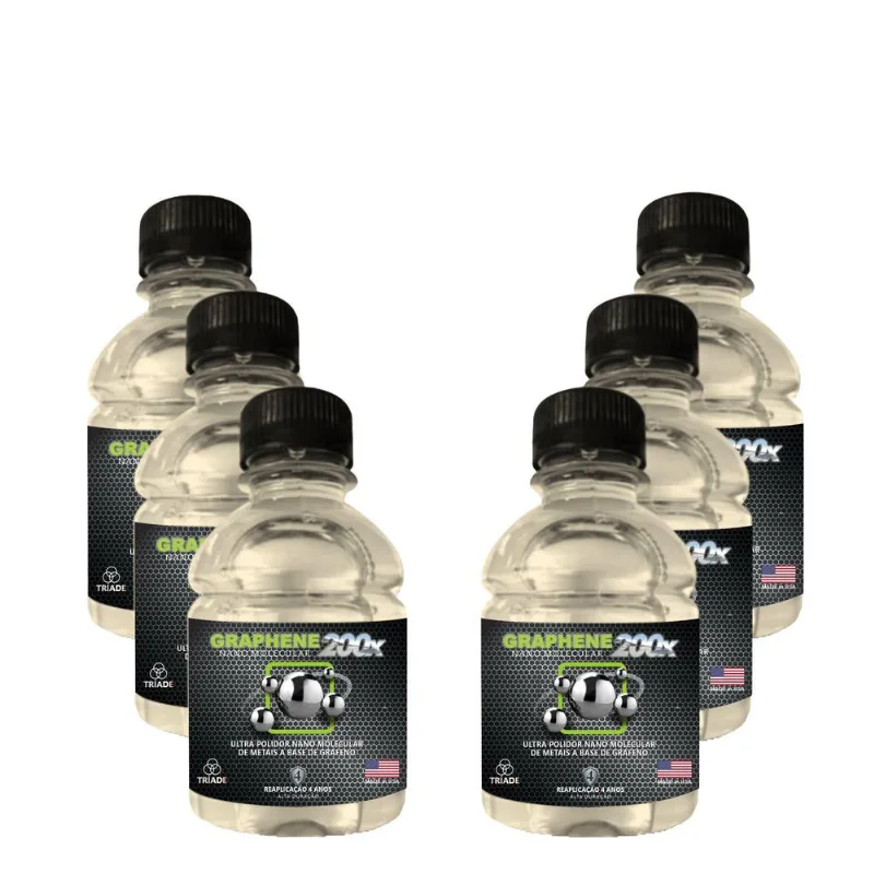 Graphene 200x - 200ml Grafeno Redução De Atrito Kit 6 Und