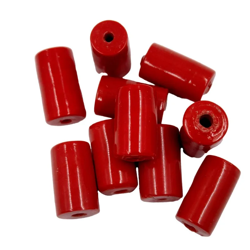 FIRMA INDIANA PASSANTE 12X22MM EM VIDRO COM 10 UNIDADES 201 - Vermelho