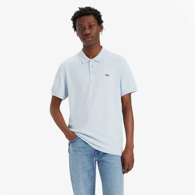 Camisa Polo Levi's® HM Azul Claro Manga Curta M USA | M BR